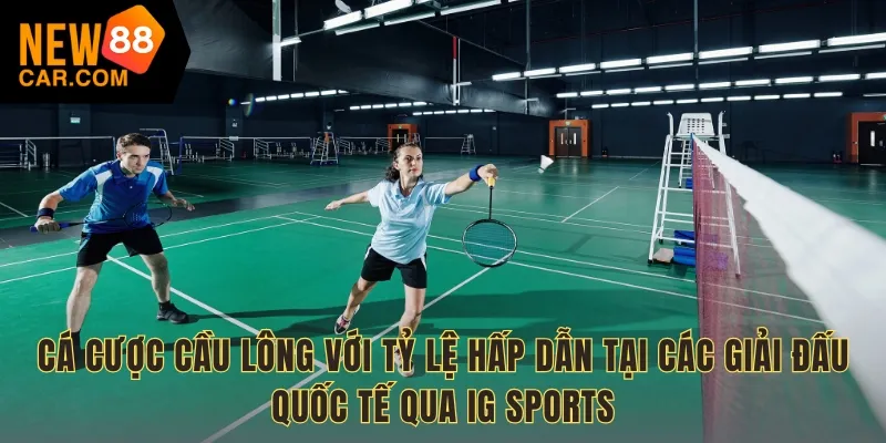 Cá cược cầu lông với tỷ lệ hấp dẫn tại các giải đấu quốc tế qua IG Sports