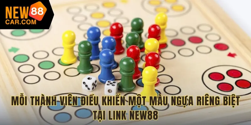 Mỗi thành viên điều khiển một màu ngựa riêng biệt tại link NEW88