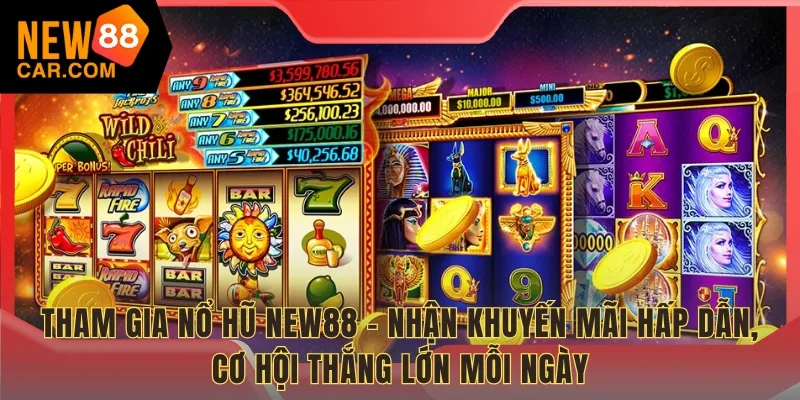 Tham gia Nổ Hũ NEW88 – Nhận khuyến mãi hấp dẫn, cơ hội thắng lớn mỗi ngày