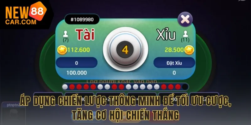 Áp dụng chiến lược thông minh để tối ưu cược, tăng cơ hội chiến thắng