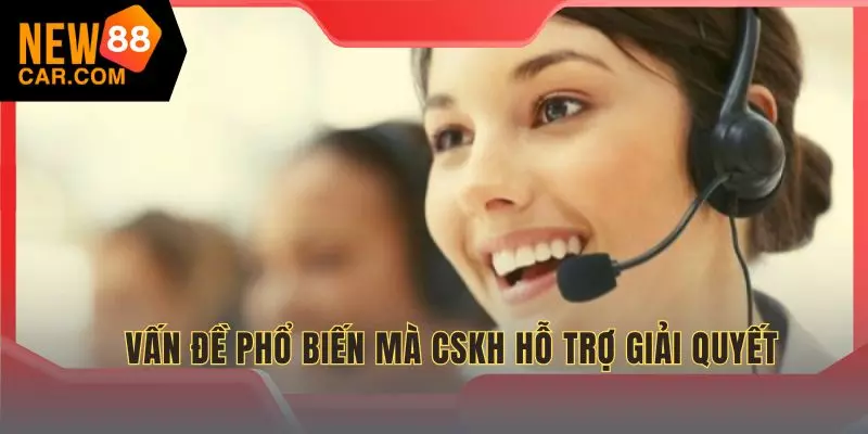 Những vấn đề phổ biến mà CSKH thường xuyên hỗ trợ xử lý tại NEW88 com