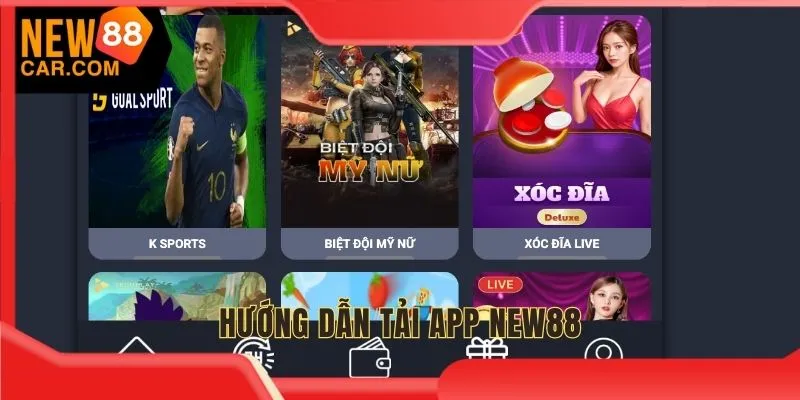 Hướng dẫn thao tác tải app NEW88 nhanh chóng trên Android và IOS